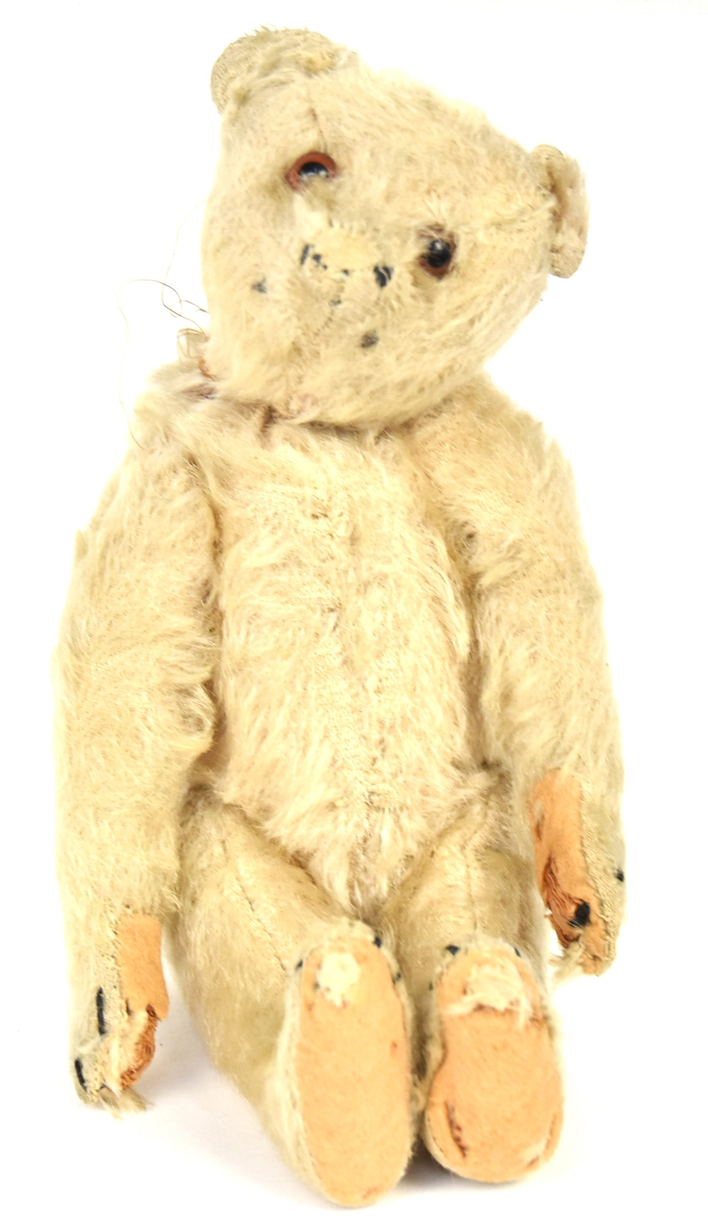 Miniature Blonde Mohair Teddy Bear (1 of 4)