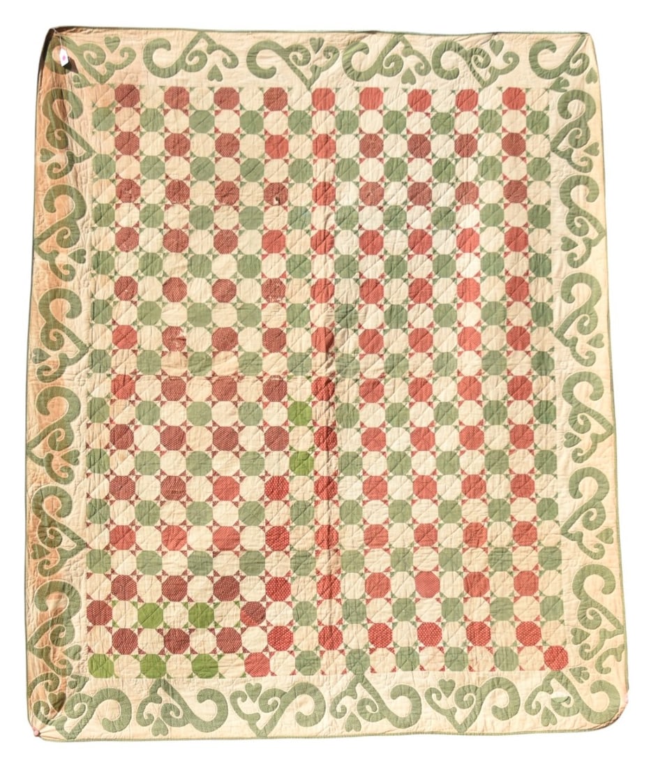 Early Pieced & Applique Quilt (1 of 9)