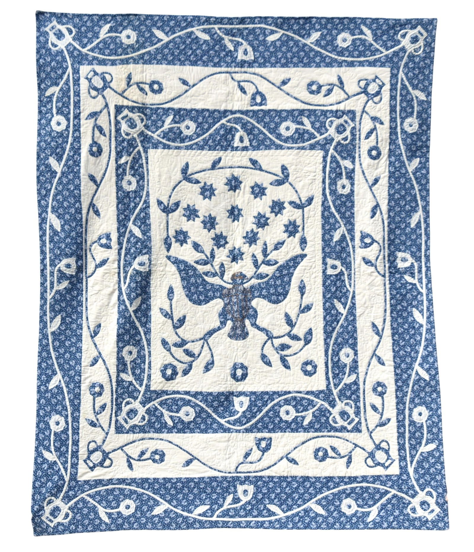 Fine Applique Eagle Quilt (1 of 10)