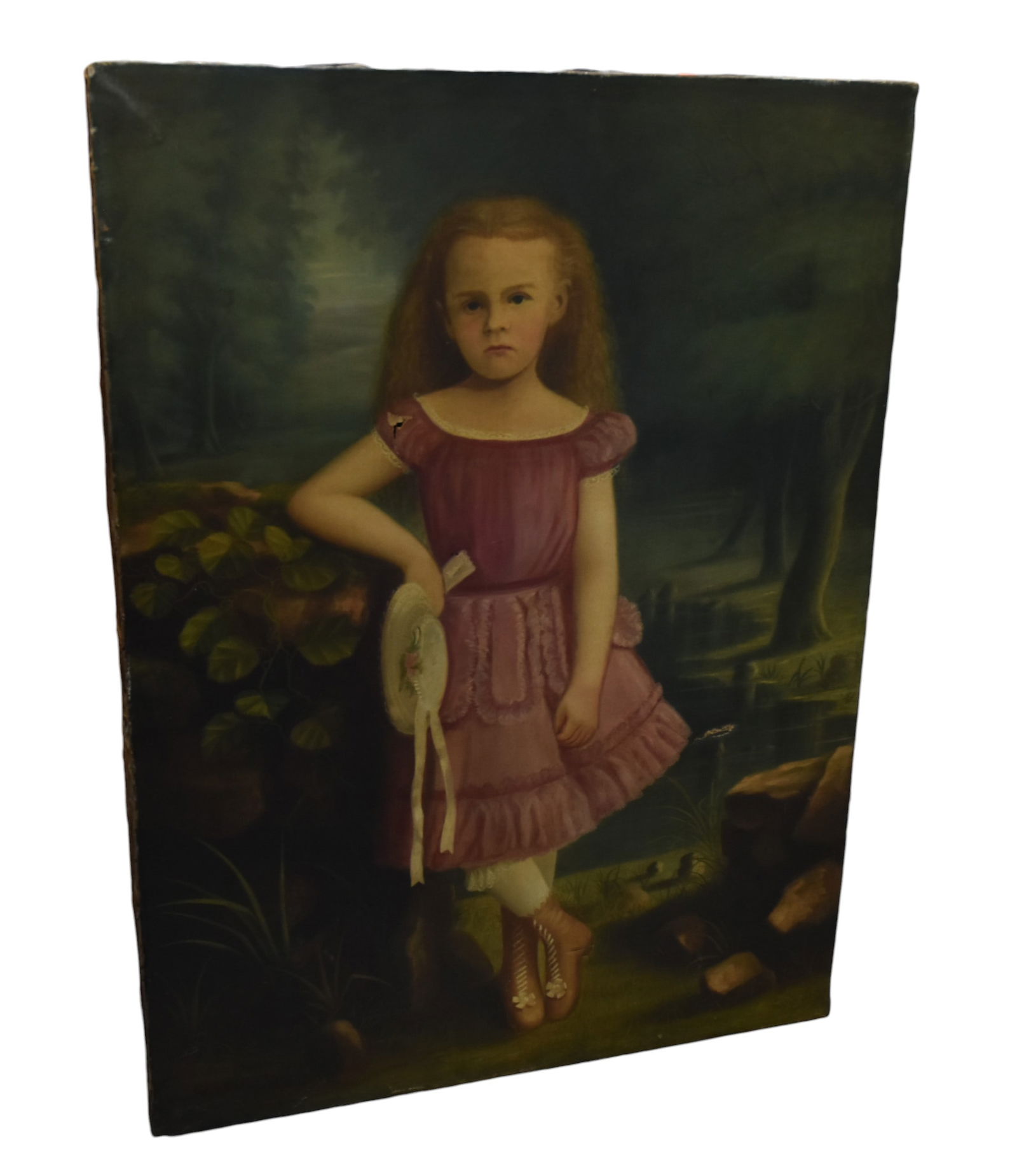 Fine Oil Portrait Painting of Little Girl (1 of 8)