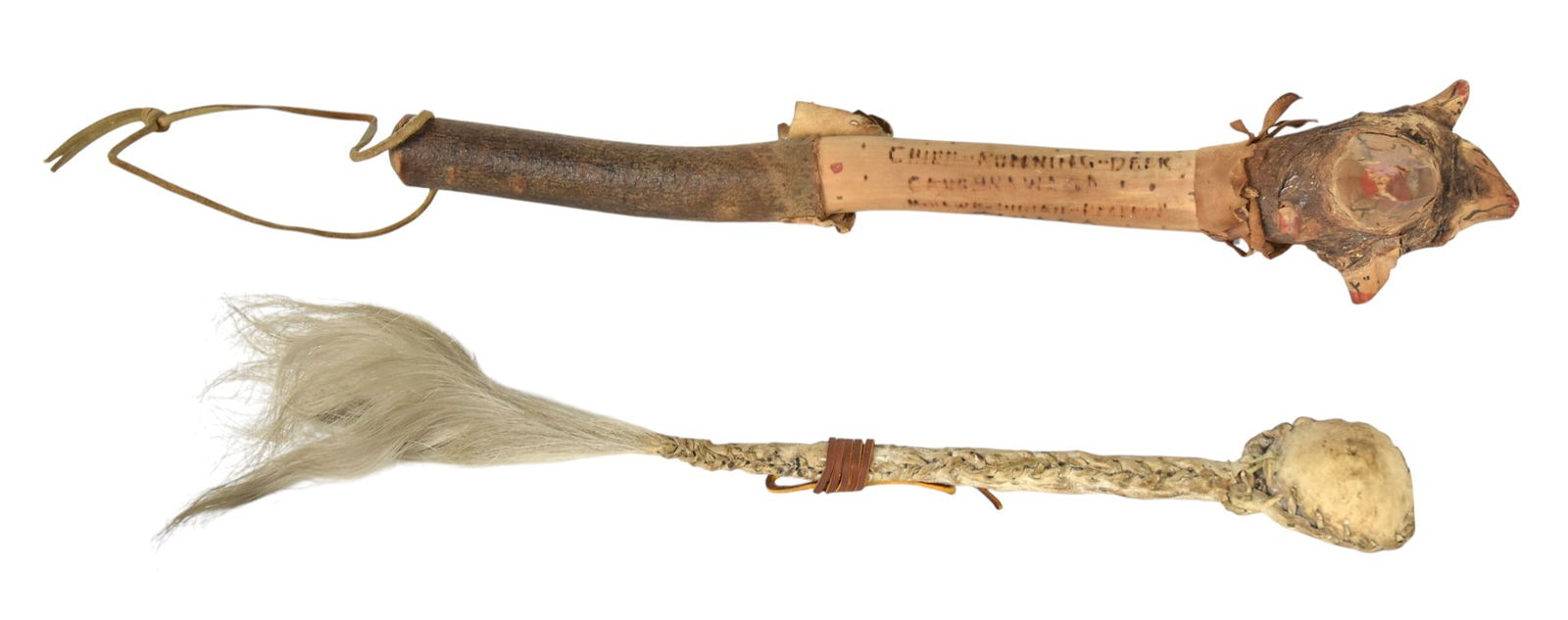 Native American Slung Shot War Club & Root Club (1 of 5)