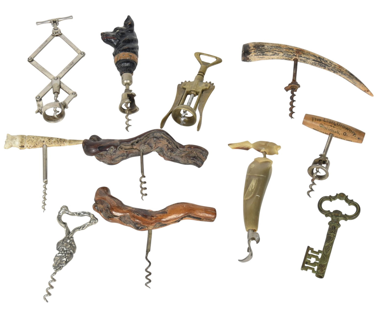 Lot of Eleven Antique Corkscrews (1 of 5)
