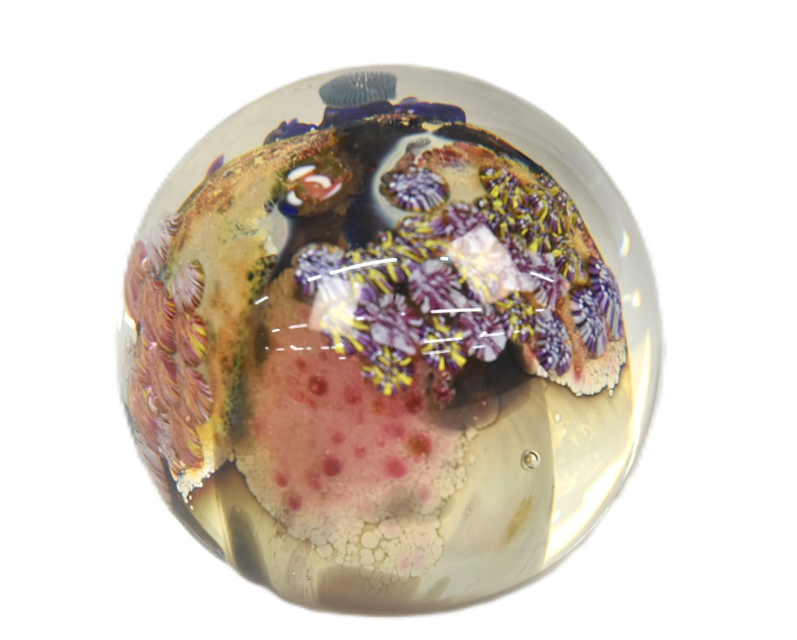 Signed Art Glass Paperweight (1 of 4)