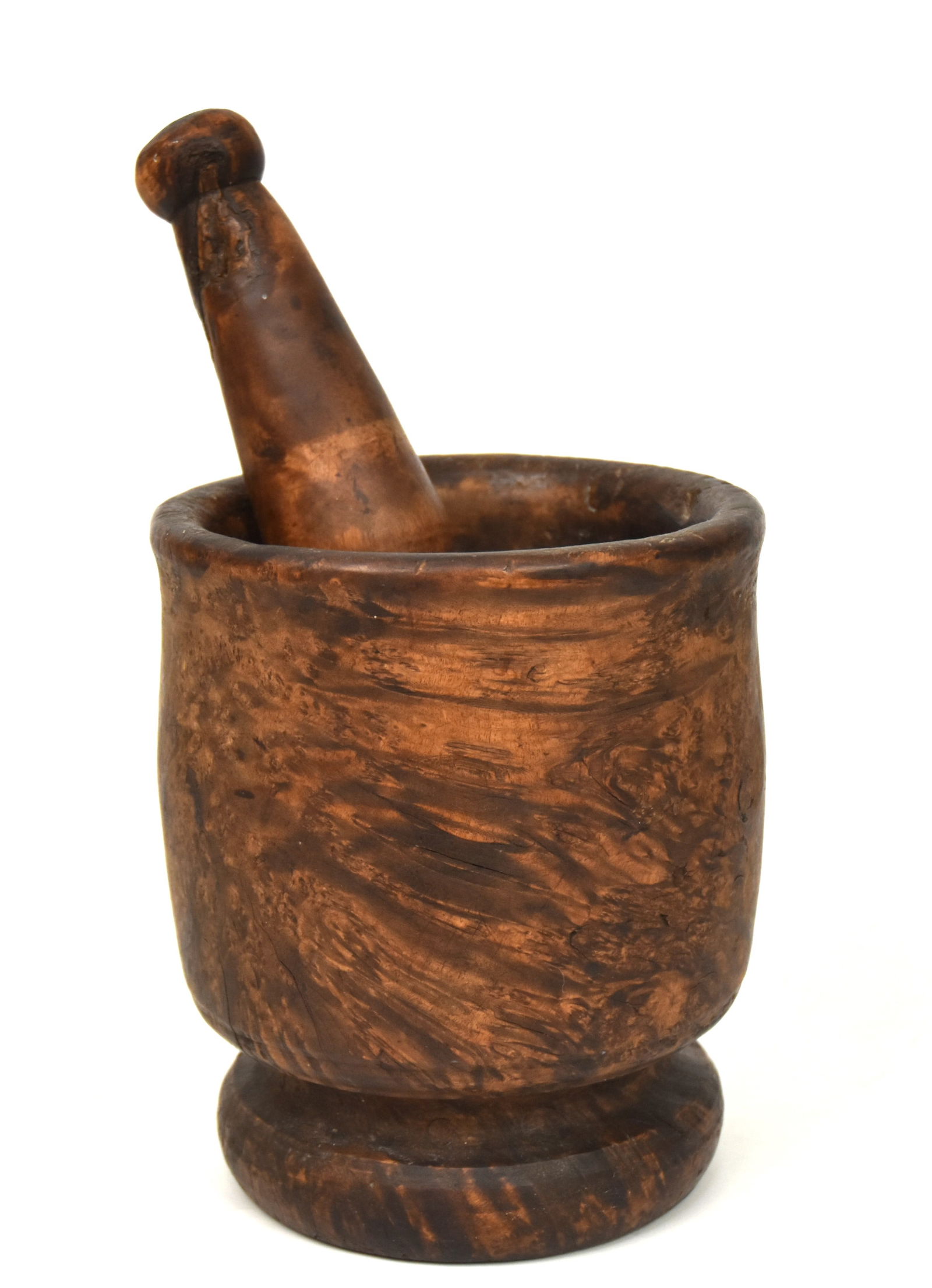 Early Burl Mortar & Pestle (1 of 5)