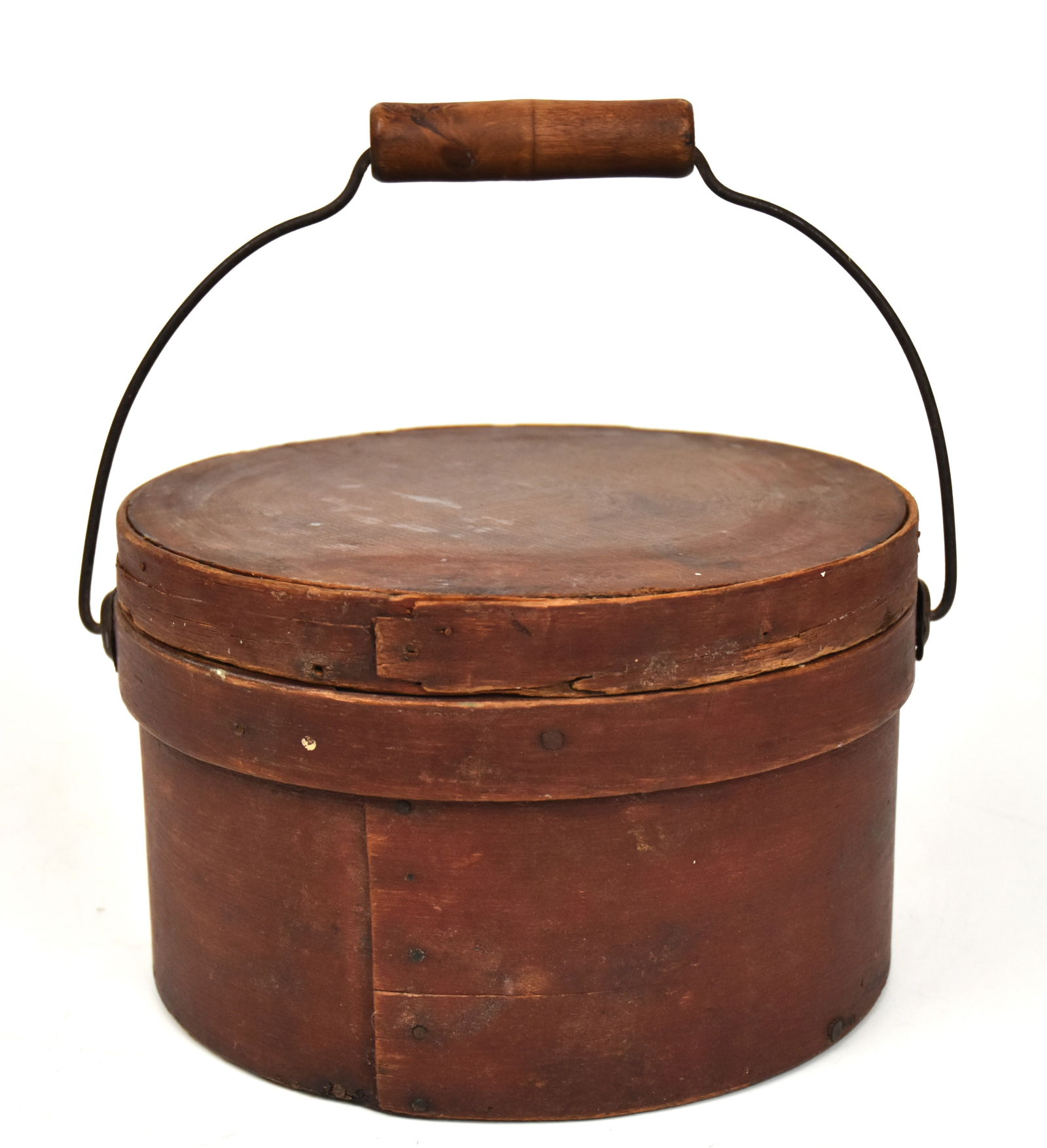 Early Pantry Box with Old Red Paint (1 of 4)