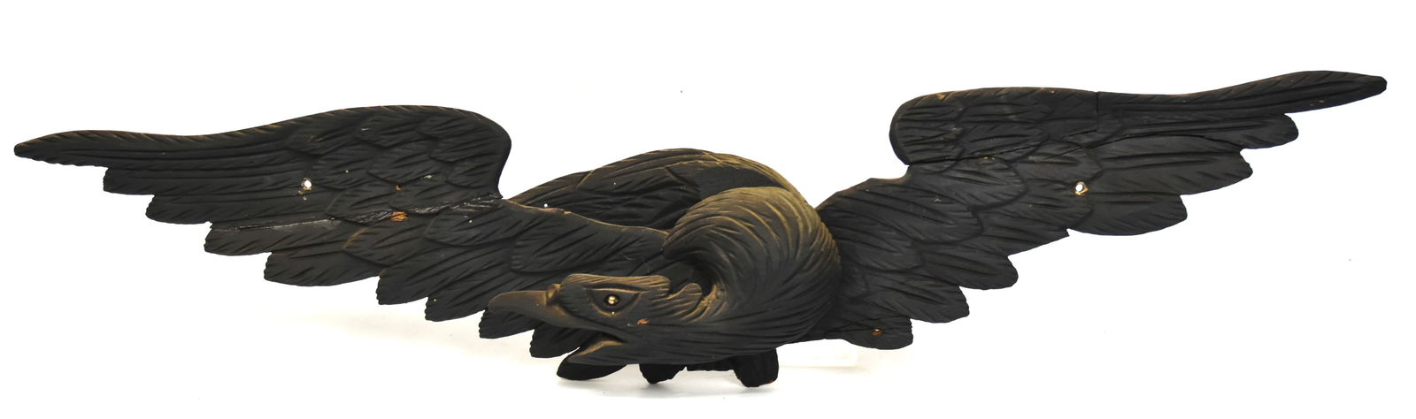 Late 19th Century Carved Wooden Folk Art Eagle (1 of 3)