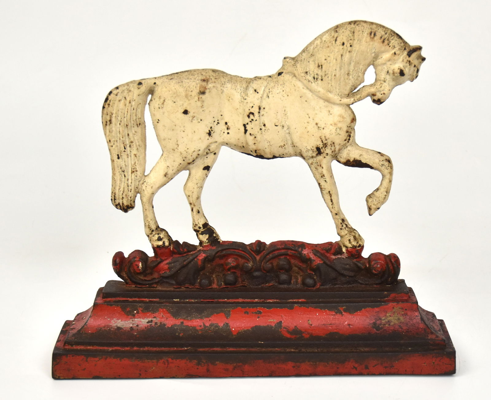 Prancing Cast Iron Horse Doorstop (1 of 4)