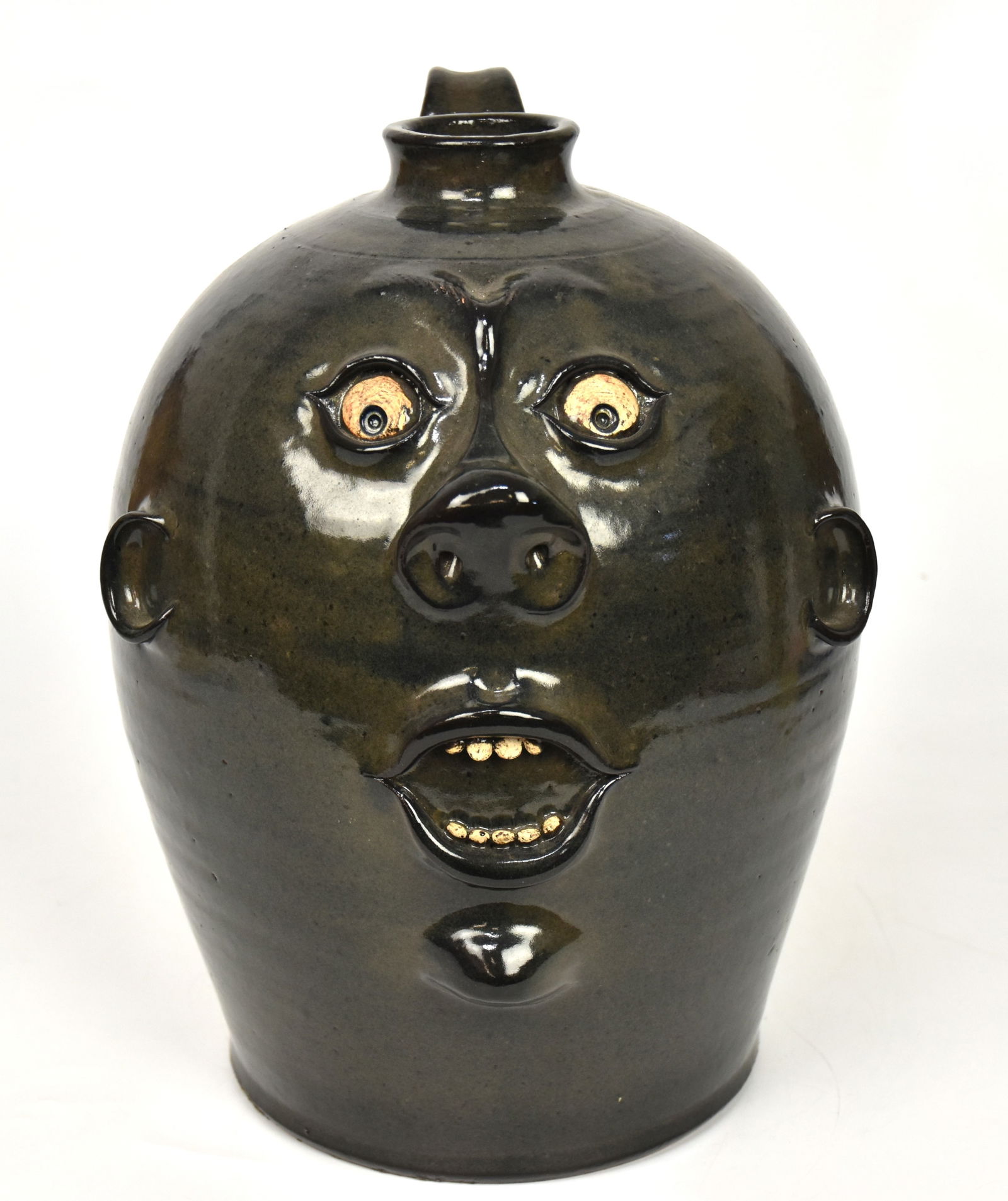Large Roger Corn Face Jug (1 of 5)