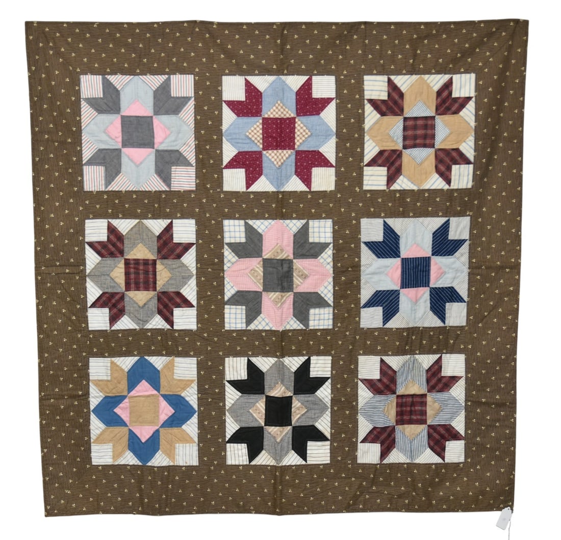 Old Handmade Pieced Quilt (1 of 6)