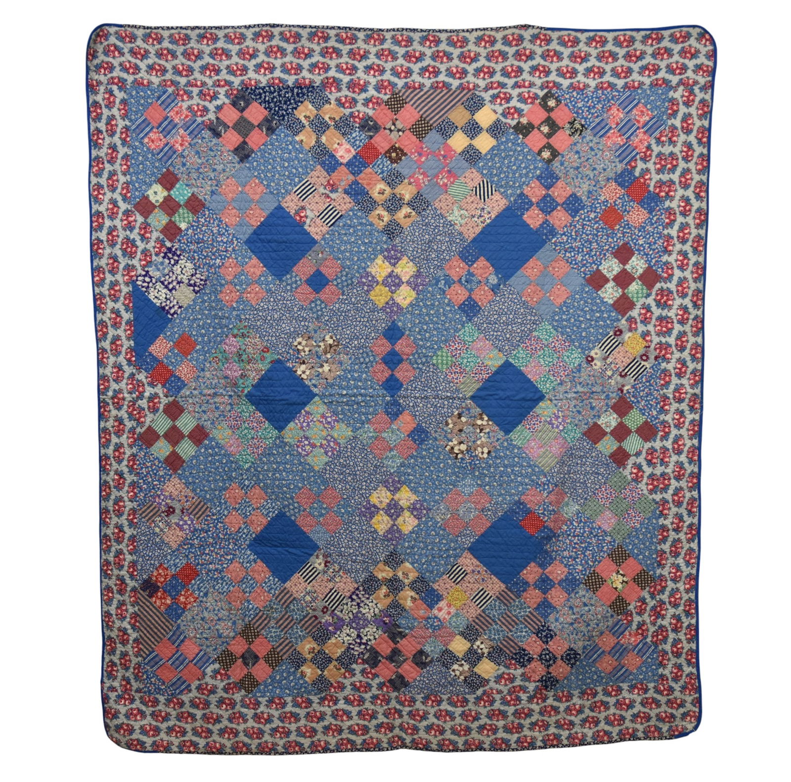 Old Handmae Pieced Quilt (1 of 8)