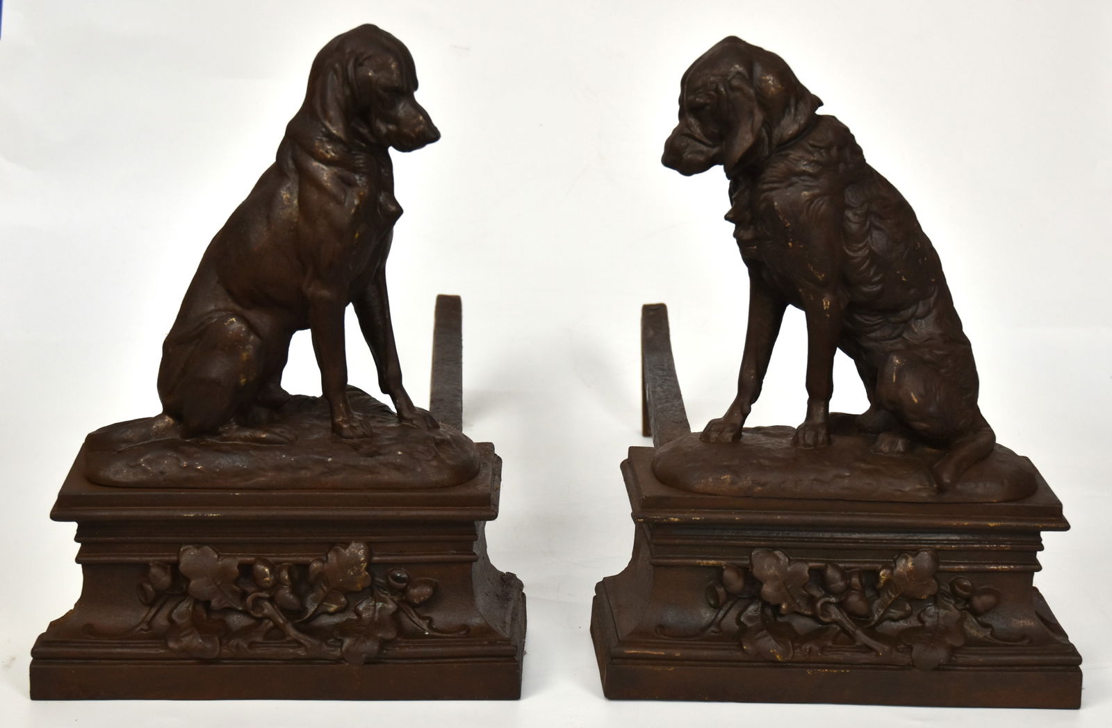 Pair Of Pointer Hunting Dog Andirons (1 of 6)