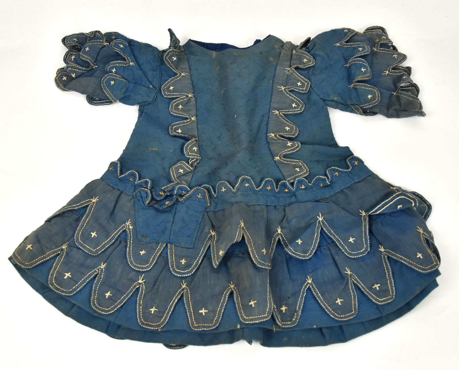 Early Hand Made Doll Dress (1 of 7)