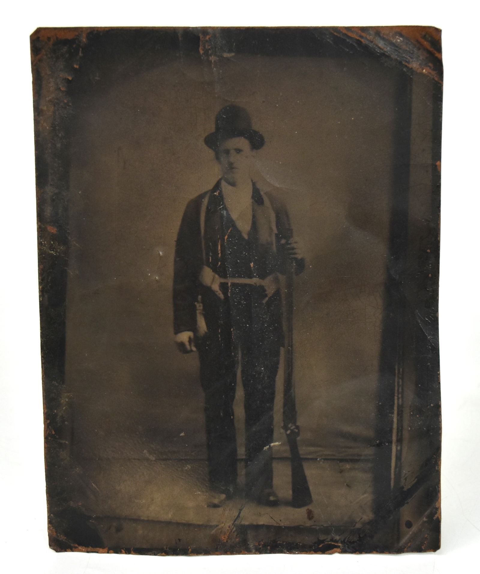 Quarter Plate Tintyp of Hunter (1 of 4)