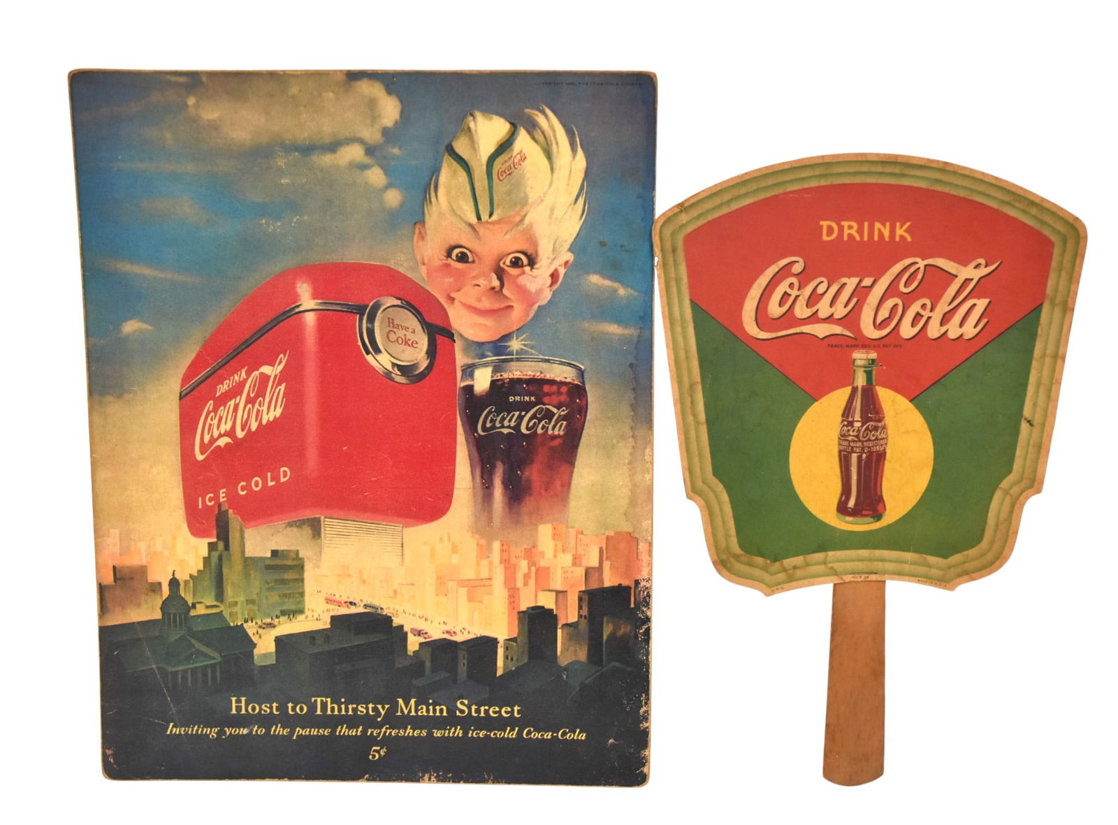 Original Coca Cola Sprite Boy Sign Plus (1 of 7)