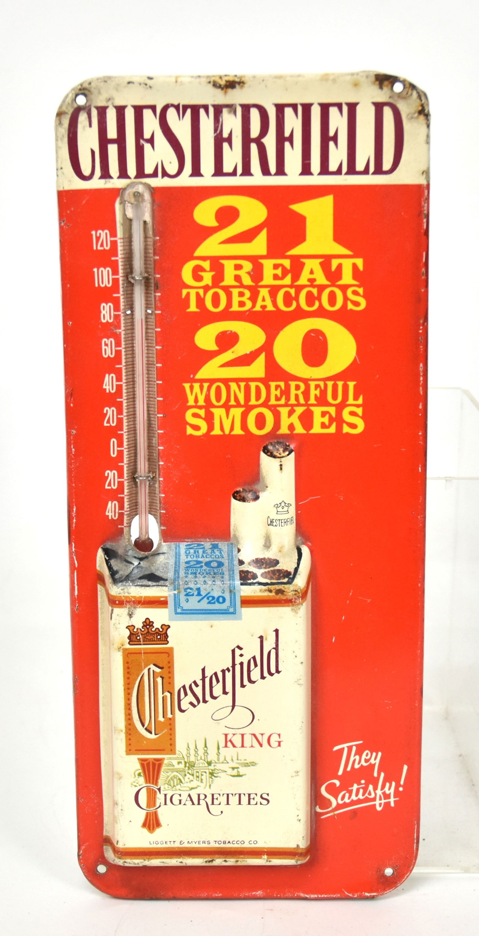 Chesterfield Cigarettes Thermometer (1 of 4)