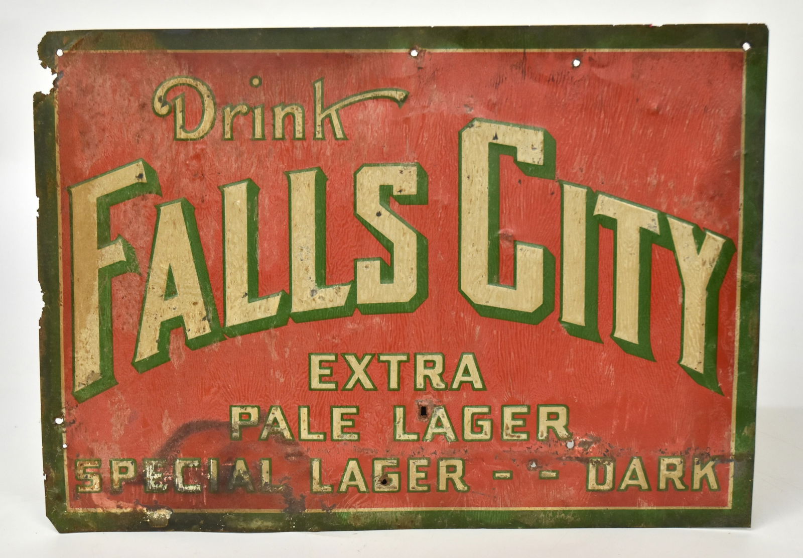 Falls City Tin Beer Sign (1 of 4)