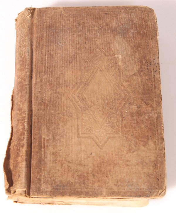 BOOK ON KENTUCKY SLAVERY "ELLEN OR THE CHAINED MOTHER": Entitled Ellen; or the Chained Mother, and Pictures of Kentucky Slavery Drawn from Real Life, by Mary B. Harlan, 1853 Cincinnati, published by Applegate & Co., 8vo in worn brown cloth covered boards, 