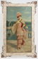 LARGE J. CORTIN 1894 OIL PAINTING OF VICTORIAN LADY