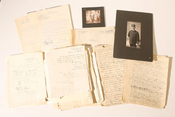 CIVIL WAR & LATER USN ARCHIVE OF LT. COMM. DOUGLAS: A truly amazing archive with extensive unpublished accounts of Civil War naval service and later naval history. Douglas Roben was of Scotch descent, and a native of Morrow County, Ohio. At the age of 
