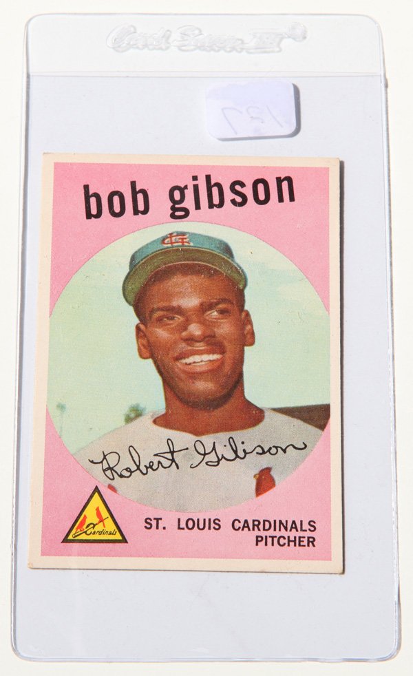 1959 Topps #514 Bob Gibson Rookie Card: See Photos