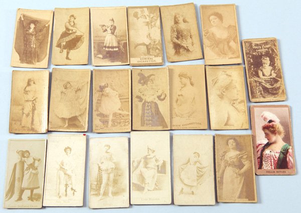 20 1880's & 90's Sweet Caporal Tobacco Actress Cards: See Photos