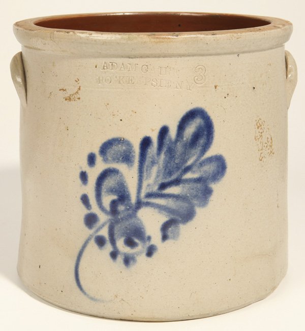 Adam Claire, Poughkeepsie, NY Stoneware Jar (1 of 7)