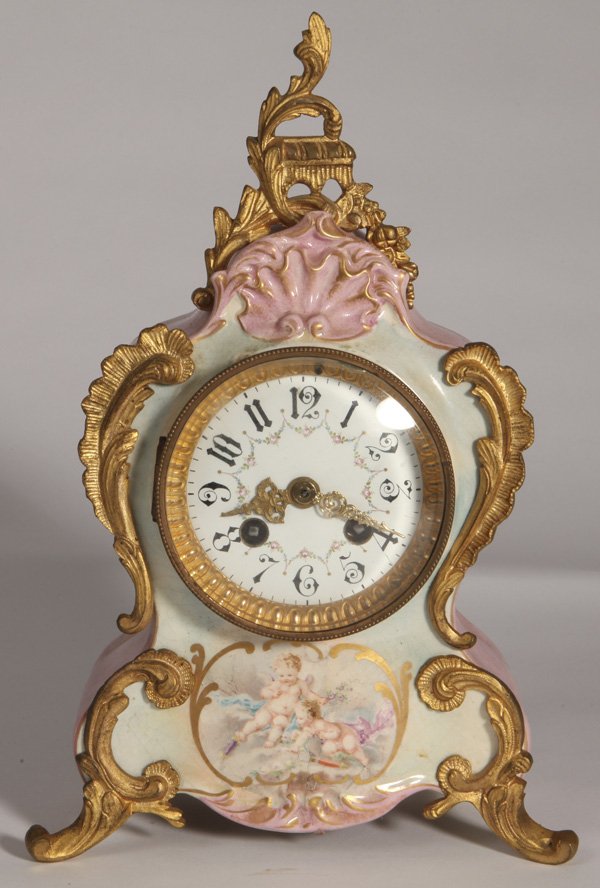 Jappy Freres French Porcelain Mantle Clock (1 of 10)