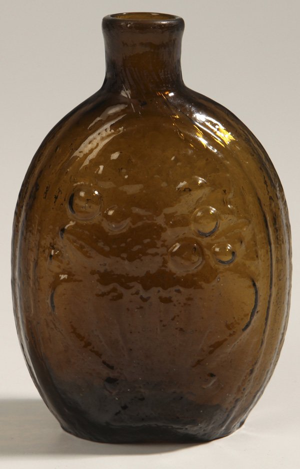 Early Amber Cornucopia Flask (1 of 6)