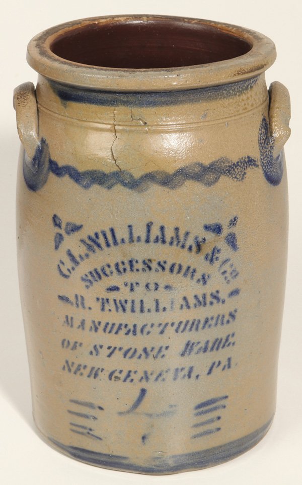 C. L. Williams "Successors", New Geneva, Stoneware Jar (1 of 9)