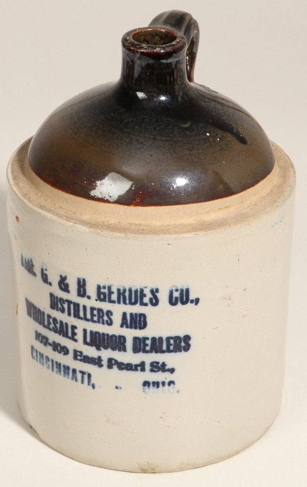 Gerdes & Co., Cincinnati, OH Stoneware Jug (1 of 6)