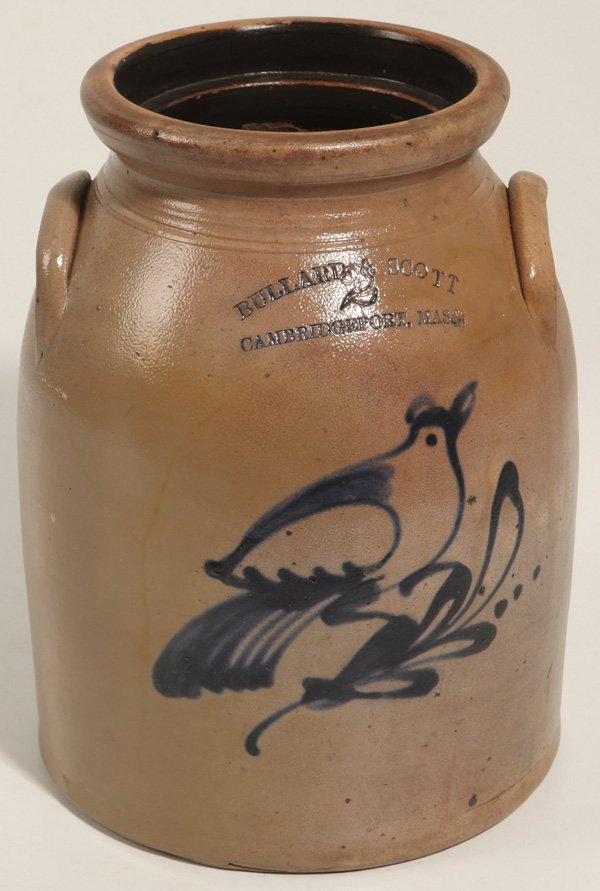 Ballard & Scott, Cambridgeport, MA Stoneware Jar (1 of 8)