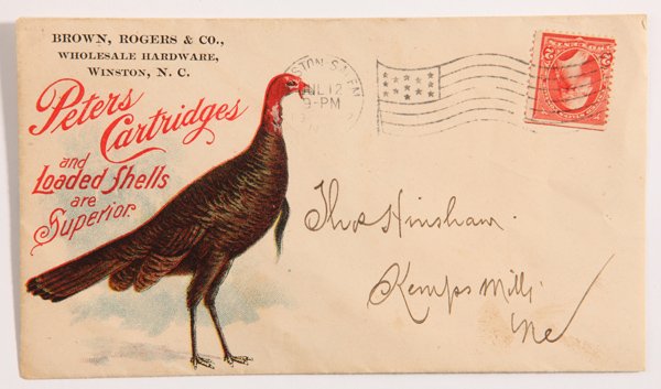 Scarce Illustrated Peters Cartridge Cover (1 of 6)