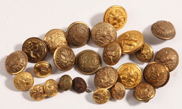 Group of Civil War Buttons w/ CSA (1 of 5)