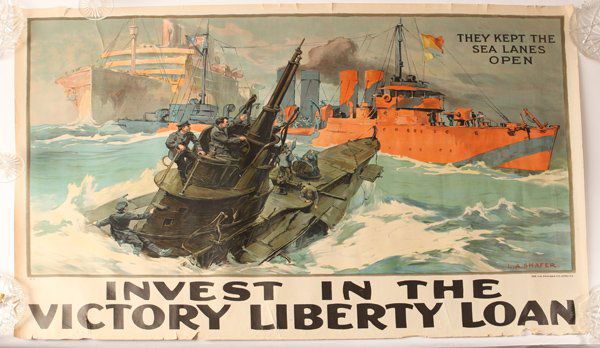 They Kept The Sea Lanes Open WWI Full Sheet Poster (1 of 7)