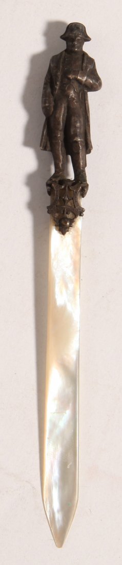 Figural Bronze Napoleon Letter Opener (1 of 7)