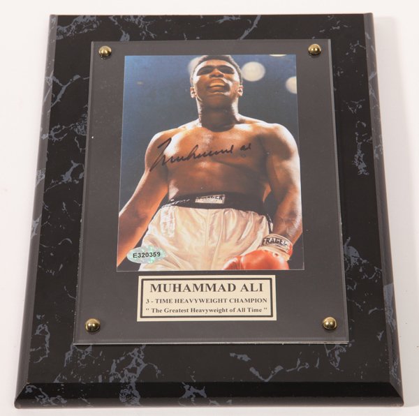 Autographed Muhammad Ali Photo (1 of 4)