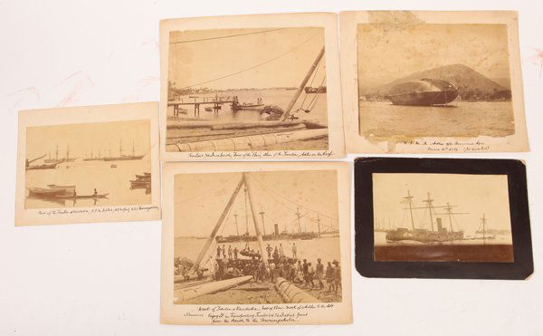 1889 Samoan Typhoon Albumen Photos (1 of 8)