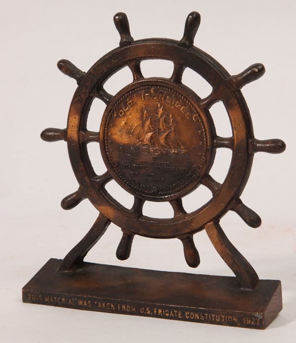 USS Constitution Relic Bookend (1 of 7)