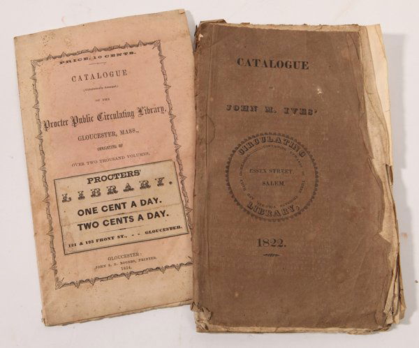 Two Early Pamphlets on Circulating Libraries (1 of 6)