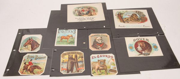 21 Animal Related Original Cigar Box Labels (1 of 9)