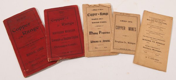 4 19th Century Michigan Pocket Maps (1 of 8)