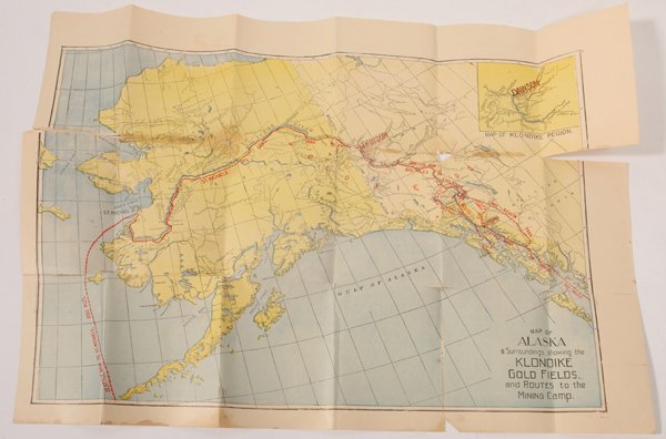 1897 Klondike Gold Rush Map (1 of 5)