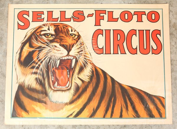 1930's Sells-Floto Circus Poster (1 of 5)