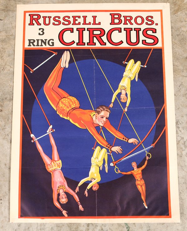 1939 Russell Bros. Circus Poster (1 of 4)