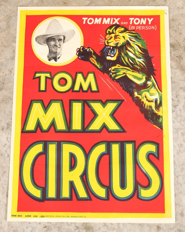 1936 Tom Mix Circus Poster (1 of 4)