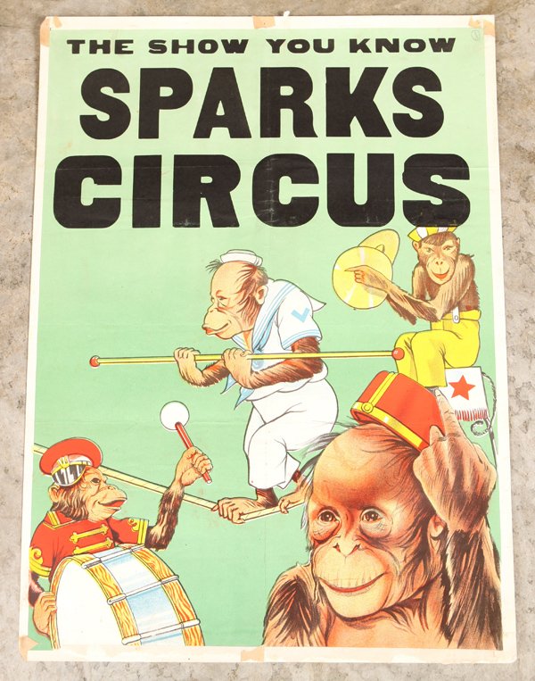1930's Sparks Circus Poster (1 of 4)