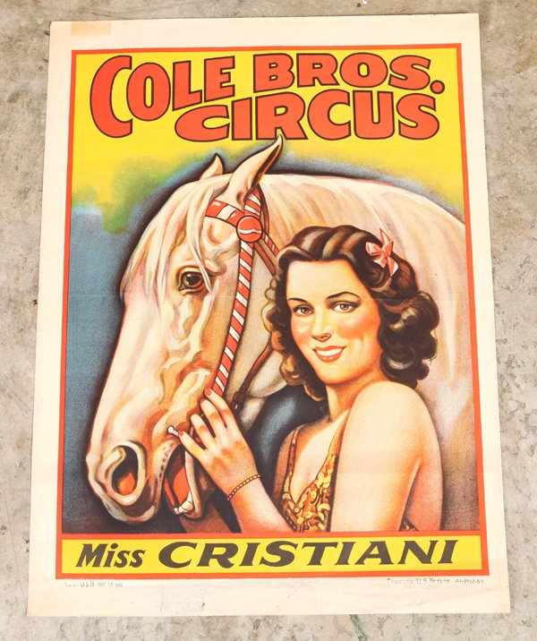 1948 Cole Bros. Circus Poster (1 of 5)