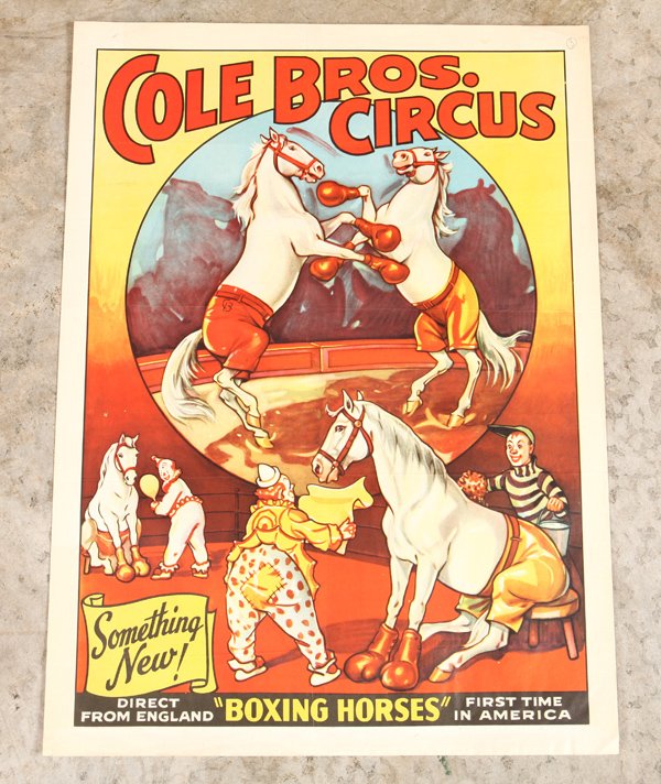 1940's Cole Bros. Circus Poster (1 of 4)