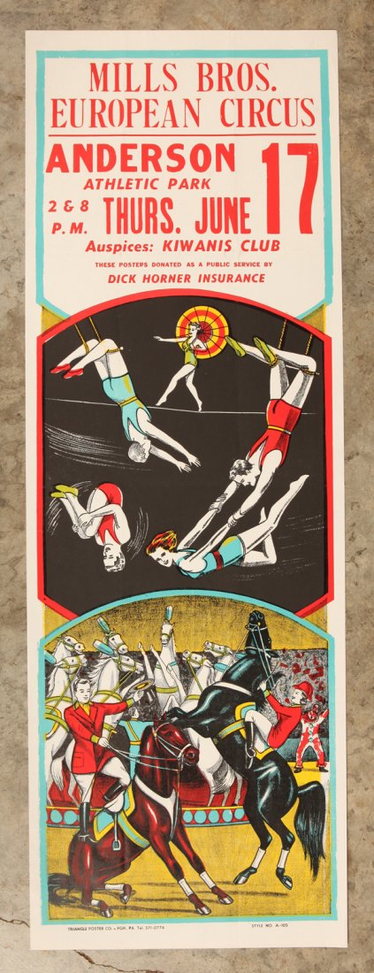 Mills Bros. Circus Poster (1 of 5)