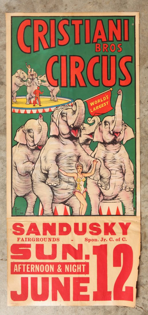 Cristiani Bros. Circus Poster (1 of 4)
